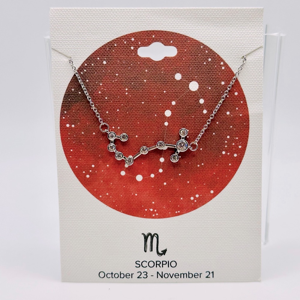 Sterling Forever Constellation Necklace - Scorpio